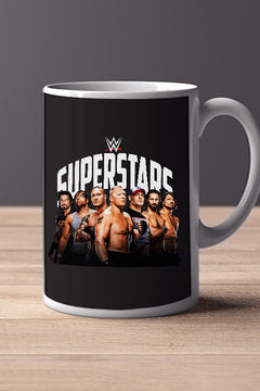 WWE SUPERSTARS 11oz Mug | WWE SUPERSTARS Design | Pro Wrestler's Name