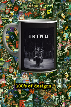 Ikiru 11oz Mug | Movie Poster Design | Film Memorabilia | Japanese Cinema | Takashi Shimura