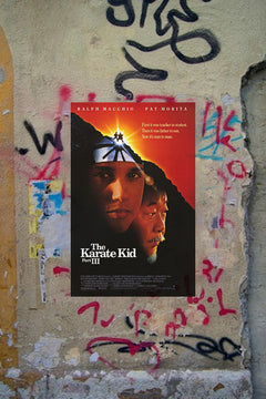 The Karate Kid Part 3 Ralph Macchio | Gloss Poster | 80s Movie Art | Karate Kid Wall Decor | Retro Film Print | Martial Arts Movie Poster | Cult Classic Design