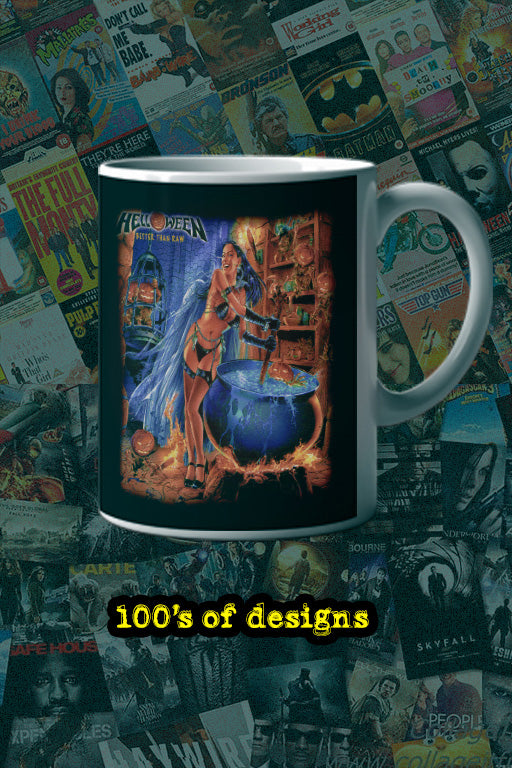 Helloween Better Than Raw 11oz Mug | Music Artist | Helloween Mugs | Music Lover Gift | Band Merch | Coffee Cup | Rock Music Mug