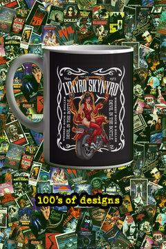 Lynyrd Skynyrd Devil In The Bottle 11oz Mug | Music Artist Design | Rock Band Merchandise | Gift for Fans