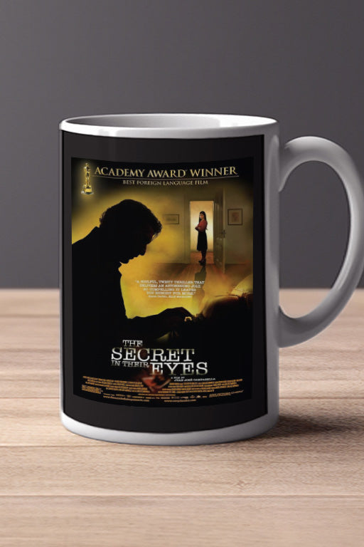 The Secret in Their Eyes 11oz Mug | Film Memorabilia | Mug with Design of The Secret in Their Eyes Poster featuring Lead Actor
