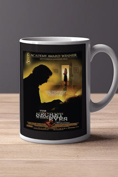 The Secret in Their Eyes 11oz Mug | Film Memorabilia | Mug with Design of The Secret in Their Eyes Poster featuring Lead Actor