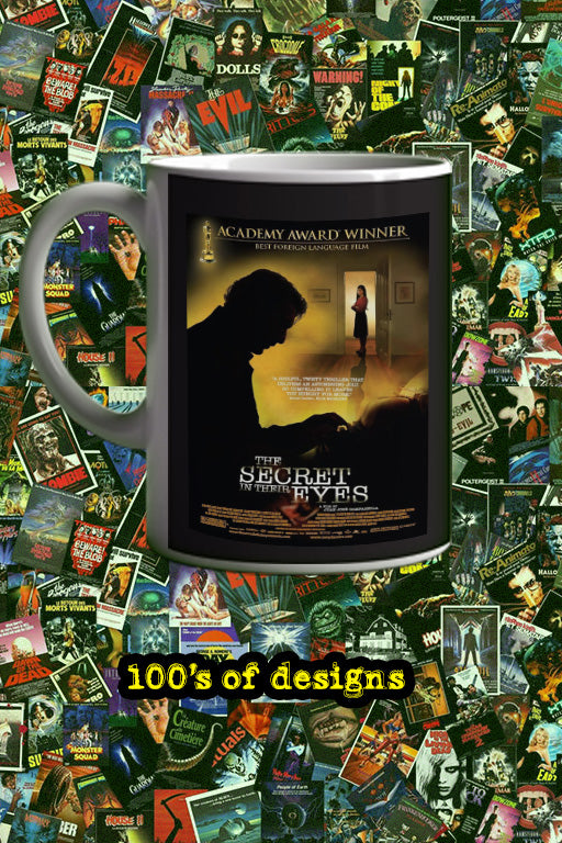 The Secret in Their Eyes 11oz Mug | Film Memorabilia | Mug with Design of The Secret in Their Eyes Poster featuring Lead Actor