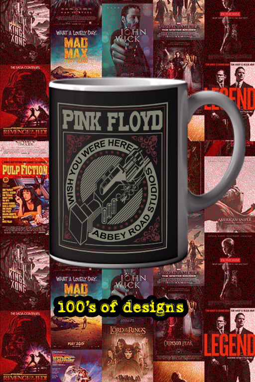 Pink Floyd Wish You Was Here 11oz Mug | Music Artist Mug | Vintage Rock Band | Music Lover Gift | Retro Musician Cup