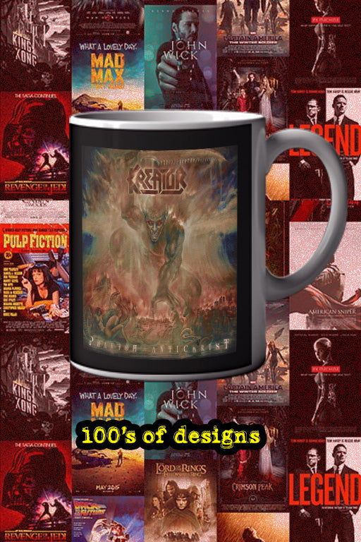 Kreator Phantom Antichrist 11oz Mug | Music Artist Merchandise | Heavy Metal Coffee Cup | Band Fan Gift | Kreator Phantom Antichrist Design
