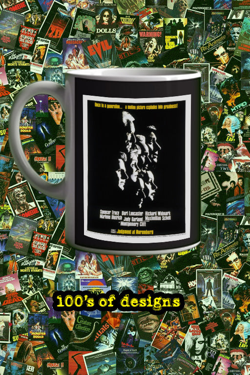 Judgement at Nuremberg 11oz Mug | Film Poster Design | Classic Movie Gift | Spencer Tracy | Vintage Cinema Decor | Movie Buff Present