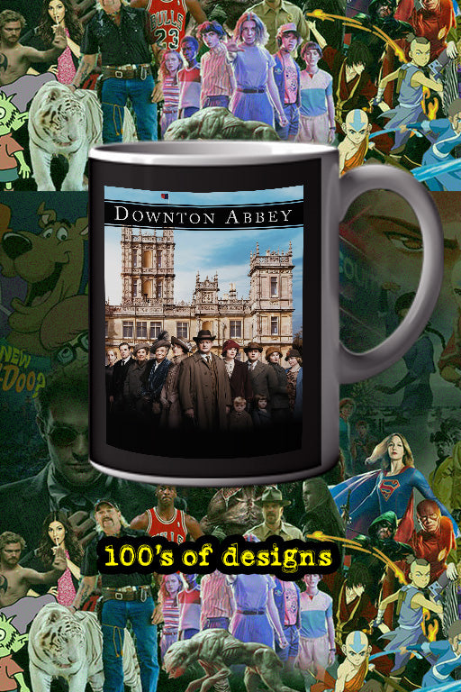 Downton Abbey 11oz Mug | TV Show Gift | Downton Abbey Poster Design | Actress Name Mug