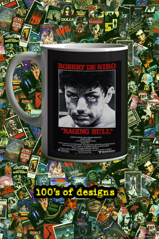 Raging Bull 11oz Mug Robert De Niro Poster Art Coffee Cup Movie Memorabilia | Film Enthusiast Gift | Classic Cinema Collectible