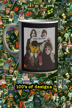 The Beatles Where Is Your Brain 11oz Mug | Music Artist | Retro Design | Coffee Cup