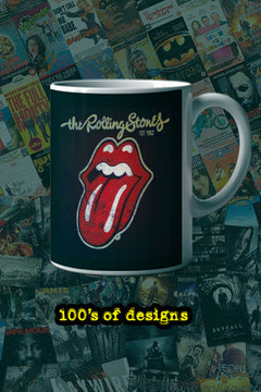 Rolling Stones Logo 11oz Mug | Music Artist Inspired | Rock Band Design | Gift for Music Lovers | Vintage Style Cup