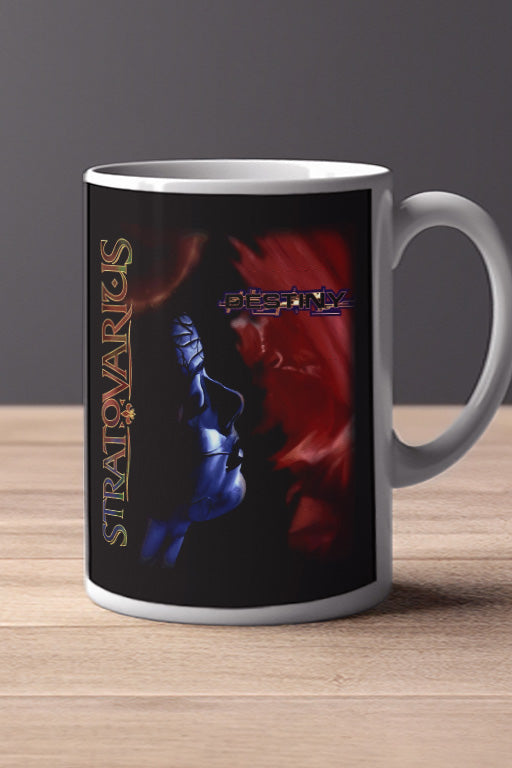 Stratavarius Destiny 11oz Mug | Music Artist Design | Music Lover Gift | Personalized Cup | Coffee Tea Mug | Unique Musician Merch | Vintage Style Mug