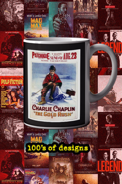 The Gold Rush 11oz Mug | Film Memorabilia Mug | The Gold Rush Design - Charlie Chaplin
