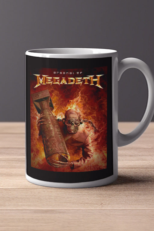 Megadeth Arsenal of Megadeth 11oz Mug | Music Artist | Megadeth Design | Rock Band Gift