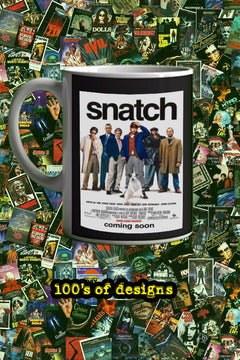 Snatch 11oz Mug Film Movie Poster Brad Pitt Jason Statham | Film Snatch Design Mug