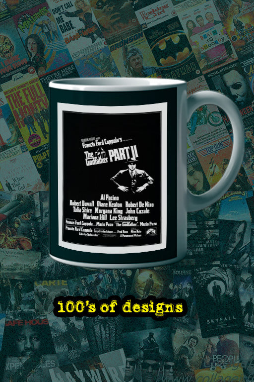 The Godfather 2 11oz Mug | Film Memorabilia | Al Pacino Poster Design
