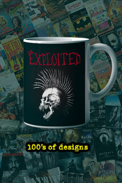 The Exploited 11oz Mug | Music Artist Merchandise | Punk Rock Coffee Cup | Band Logo Drinkware