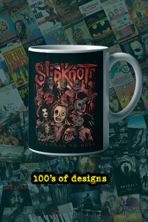 Slipknot Antennas To Hell 11oz Mug | Music Artist Merch | Slipknot Fans | Rock Band Gift | Coffee Cup | Heavy Metal Collectible