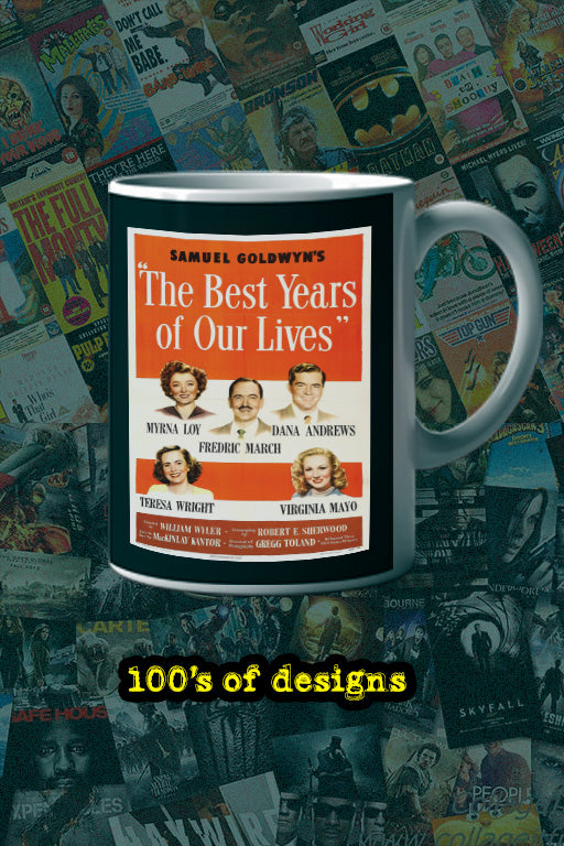 The Best Years of Our Lives 11oz Mug | Film Poster Design | Classic Movie | Vintage Cinema | Dana Andrews