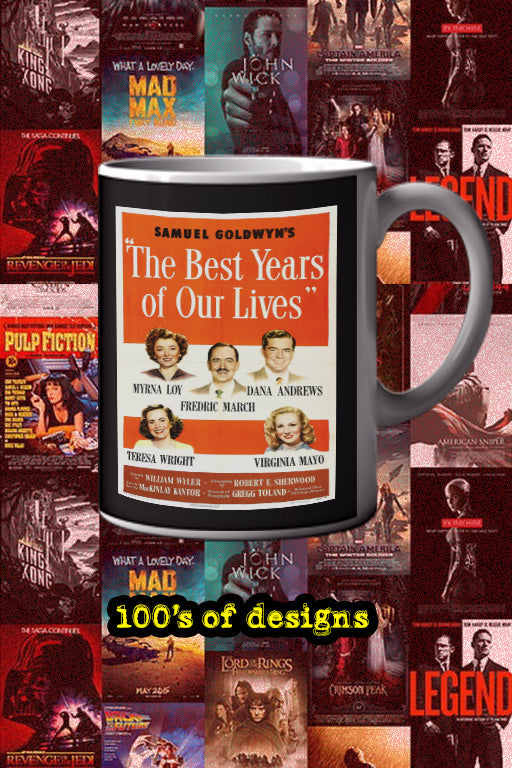 The Best Years of Our Lives 11oz Mug | Film Poster Design | Classic Movie | Vintage Cinema | Dana Andrews