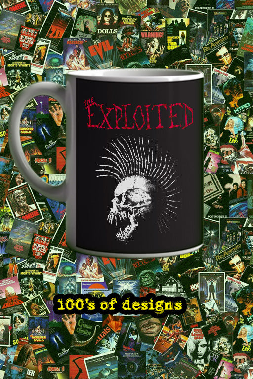 The Exploited 11oz Mug | Music Artist Merchandise | Punk Rock Coffee Cup | Band Logo Drinkware