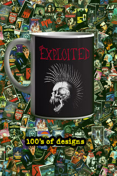 The Exploited 11oz Mug | Music Artist Merchandise | Punk Rock Coffee Cup | Band Logo Drinkware