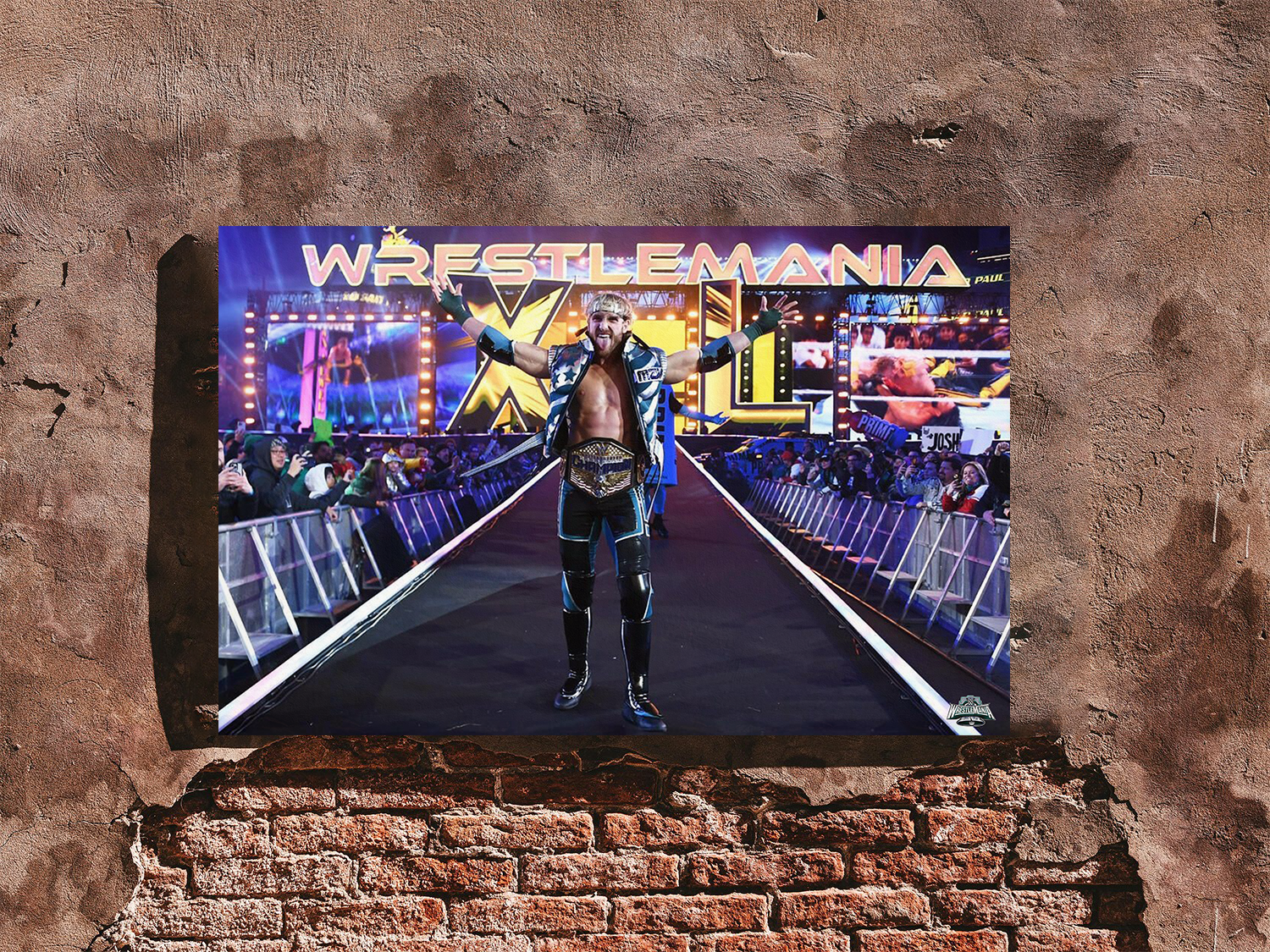 Logan Paul United States Champion Entrance Gloss Poster | Wrestlemania 40 |