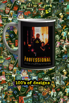 The Professional 11oz Mug | Film Merchandise | Leon Mug - Natalie Portman Mug | Unique Movie Lover Gift Beauty and the Beast-themed scene | Jean Reno-themed Cup
