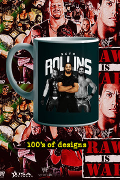 SETH ROLLINS 11oz Mug | WWE | SETH ROLLINS Design Mug Merchandise