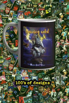 Running Wild Under Jolly Roger 11oz Mug | Music Artist Design | Music Lover Gift | Pirate Metal Fan | Coffee Cup | Rock Band Merch | Unique Tea Mug
