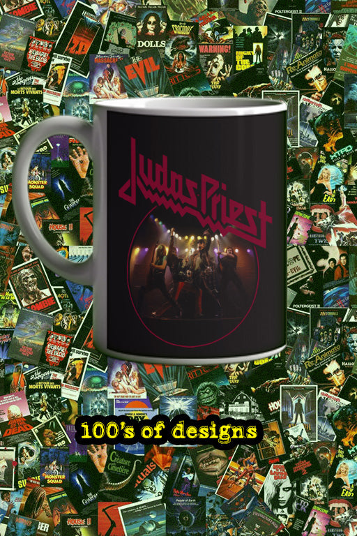 Judas Priest 11oz Mug | Music Artist Gift | Rock Band Coffee Cup | Heavy Metal Fan Merch | Judas Priest Design Mug