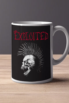 The Exploited 11oz Mug | Music Artist Merchandise | Punk Rock Coffee Cup | Band Logo Drinkware