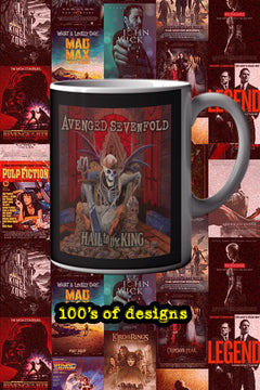 Sevenfold Hail To The King 11oz Mug | Music Artist Merchandise | Custom Music Design Cup