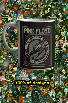 Pink Floyd Wish You Was Here 11oz Mug | Music Artist Mug | Vintage Rock Band | Music Lover Gift | Retro Musician Cup