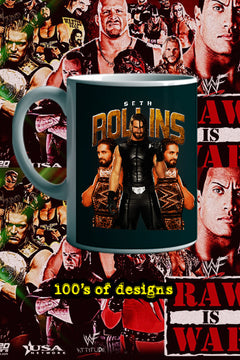 SETH ROLLINS 11oz Mug | WWE Superstar Design - Merchandise featuring Seth Rollins for true fans - Coffee Cup Gift for Champions