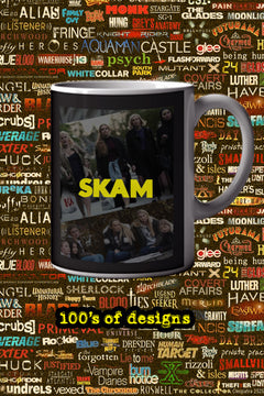 Skam 11oz Mug featuring Actor Name | TV Show Gift | Skam Design Mug | Trendy TV Show Merchandise
