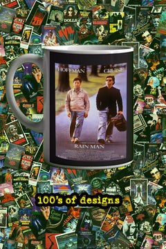 Rain Man 11oz Mug | Film | Dustin Hoffman | Tom Cruise | Movie Poster Design