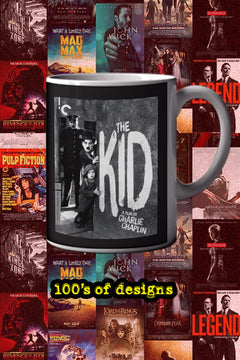 The Kid 11oz Mug Featuring Lead Actor | Vintage Film Poster Design | Classic Movie Memorabilia