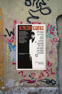 Scarface Al Pacino Gloss Poster | Movie Wall Art | Gangster Film Decor | Cult Classic Print | 80s Cinema Artwork | Crime Movie Aesthetic | Home Theater Decor | Film Buff Gift