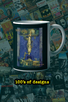 Sepultura Chaos A.D 11oz Mug | Music Band Sepultura Chaos A.D Design Mug - Heavy Metal Music Mug - Rock Band Coffee Cup