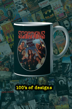 Scorpions World Wide Live 11oz Mug | Music Artist Tribute | Rock Band Design | Collector's Item