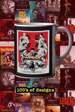 Seven Samurai 11oz Mug Toshiro Mifune | Kurosawa Film Poster Design