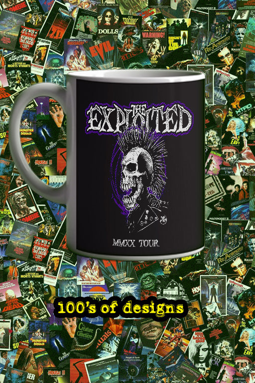 The Exploited MMXX Tour 11oz Mug | Music Artist Mug | Punk Rock Coffee Cup | Concert Merchandise Mug