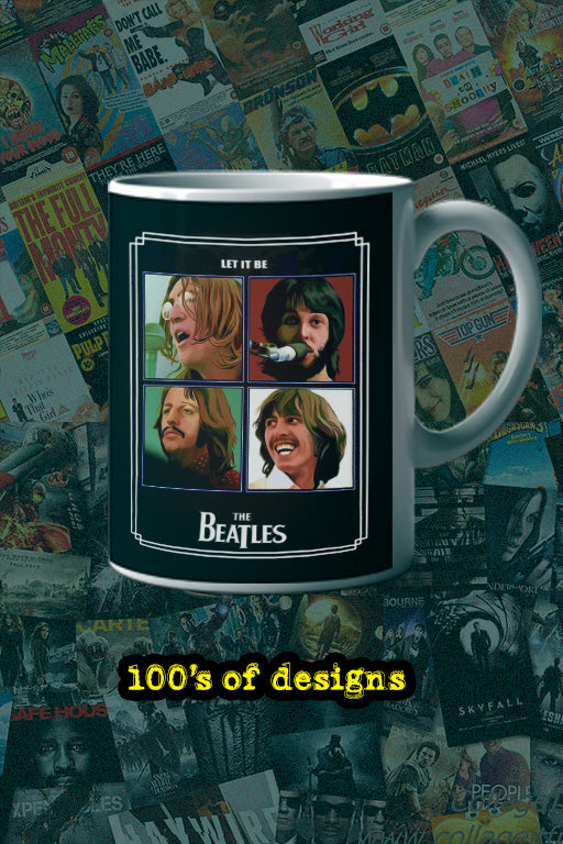 The Beatles Let It Be 11oz Mug | Music Artist | Band Design | Retro Coffee Cup | Music Lover Gift | Ceramic Tea Mug