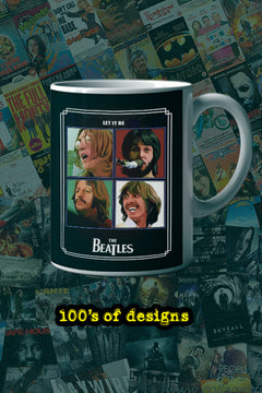 The Beatles Let It Be 11oz Mug | Music Artist | Band Design | Retro Coffee Cup | Music Lover Gift | Ceramic Tea Mug