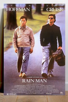 Rain Man Dustin Hoffman Tom Cruise | Movie Poster | Film Wall Art | 80s Cinema Print | Glossy Film Decor | Retro Movie Memorabilia | Classic Hollywood Artwork