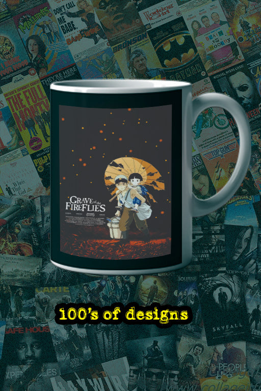 Grave of The Fireflies 11oz Mug Seita and Setsuko | Studio Ghibli | Film Poster Design