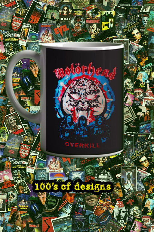 Motorhead Overkill 11oz Mug | Music Artist Design | Heavy Metal | Rock and Roll | Band Merchandise | Unique Gift