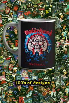 Motorhead Overkill 11oz Mug | Music Artist Design | Heavy Metal | Rock and Roll | Band Merchandise | Unique Gift