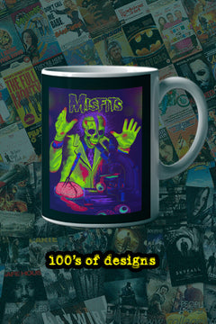 Misfits Inspired 11oz Mug | Music Artist Design | Rock Band Inspired | Music Lover Gift